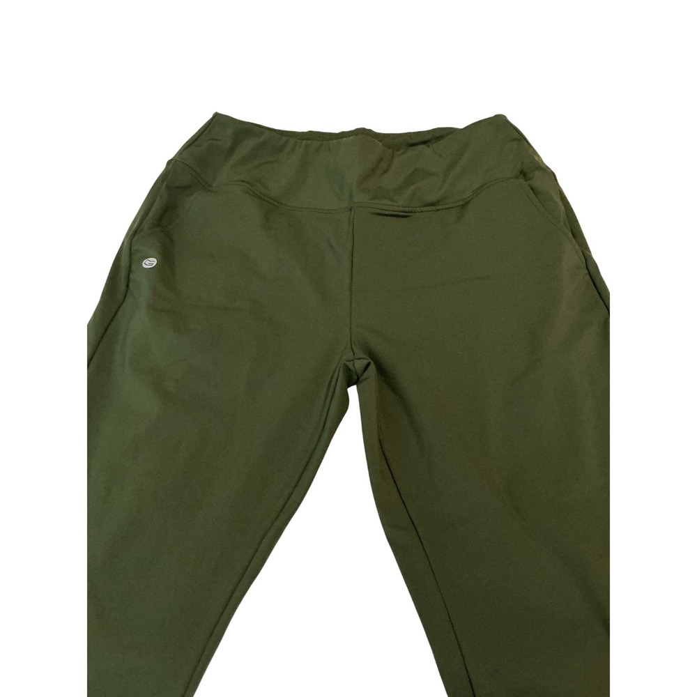 Gradual Joggers Women Large Olive Green Excellent Athletic Pockets Drawstring‎